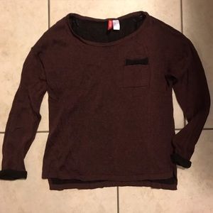 H & M like new soft purple sweater